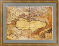 Чёрное море, война с Турцией. 1775г. Зойтер/Пробст. Старинная карта