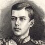 Николай Александрович, будущий  Николай II. 1889. Оригинальная гравюра