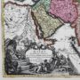 Азия. 1705г. Хоманн. Редкая старинная карта. Библиотека Конгресса