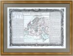 Мир библейских времён. 1761г. Старинная историческая карта