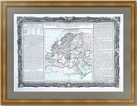 Мир библейских времён. 1761г. Старинная историческая карта
