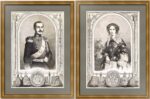 Александр II и Мария Александровна. 1867г. Портреты к коронации