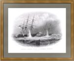 Кронштадт. Подрыв британских кораблей в Балтийском море. 1857г.