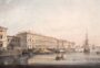 Санкт-Петербург - Нева, Зимний дворец. 1880г. Беггров/Бод. Гравюра