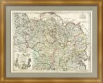 Тартария. 1766г. Делиль/Дезош. Старинная оригинальная карта. 55x73. Антикварный подарок