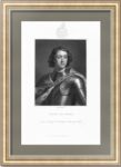 Петр I (Великий), портрет. 1850г. Кнеллер/Холл. Антикварная гравюра