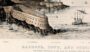 Севастополь. Укрепления и Порт. 1854г. Старинная литография. 29x43