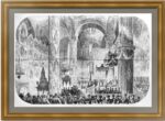 Александр II, коронация. Успенский собор Москвы.1856г.