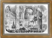 Александр II, коронация. Успенский собор Москвы.1856г.