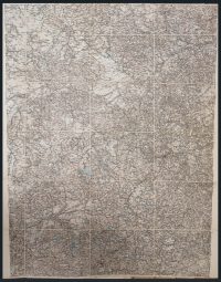 Восточный фронт: Вильнюс, Слоним, Минск, etc. 1916г. Германская штабная военная карта