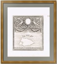Шлиссельбург (Орешек) - план. 1720г. Боденер по Олеариусу. Старинная гравюра