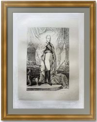 Александр I, портрет императора (C) 1814 Жерар/Адам