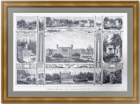 Гатчина. 1881г. Френц/Шенкель. Старинная гравюра