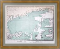 Азовское море. Генеральная карта. 1855г.