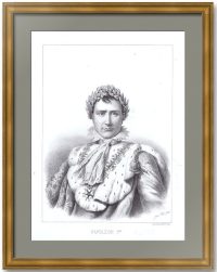 Наполеон I . 1863г. Жерар/Пети-Жан. Антикварная литография