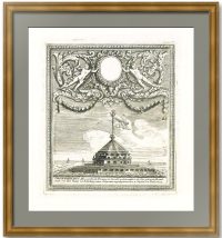 Кронштадт - Кроншлот. 1720г. Зубов/Боденер. Старинная гравюра Кронштадт - Кроншлот. 1720г. Зубов/Боденер. Старинная гравюра