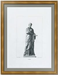 Древнегреческая мифология. Эвтерпа 2 - муза музыки и поэтики. 1817г. Старинная гравюра Древнегреческая мифология. Эвтерпа 2 - муза музыки и поэтики. 1817г. Старинная гравюра