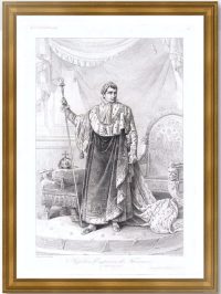 Наполеон - император Франции. 1838г. Жерар/Лефевр/Жейль. Старинная гравюра Наполеон - император Франции. 1838г. Жерар/Лефевр/Жейль. Старинная гравюра