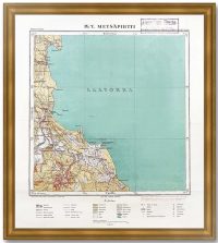 Запорожское - Метсяпиртти (Metsäpirtti) в Приозерском районе. 1921г. Оригинальная историческая карта Запорожское - Метсяпиртти (Metsäpirtti) в Приозерском районе. 1921г. Оригинальная историческая карта