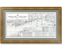 Финский залив. 1940г. Оригинальная историческая финская карта