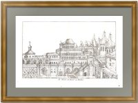 Москва,Теремной дворец. 1832г. Тугой-Свиньин. Старинная оригинальная литография Москва,Теремной дворец. 1832г. Тугой-Свиньин. Старинная оригинальная литография