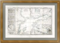 Балтийское море, Финский залив, Петербург. 1856г. Марзолла. Антикварная итальянская карта