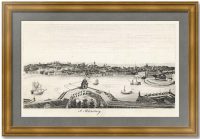 Панорама Санкт-Петербурга. Бернардацци. 1860г. Старинная литография. Панорама Санкт-Петербурга. Бернардацци. 1860г. Старинная литография.