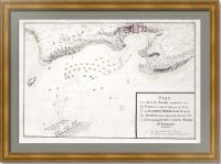 План Чесменского сражения. 1770г. Рукописная карта. Уникальный предмет