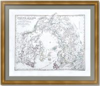 Северный полюс или Российская империя в Европе, Азии и Америке. 1837г. Антикварный подарок. Редкость