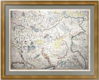 Московия (юг). Старинная карта.1706 г. Делиль. Роскошный VIP подарок в кабинет Московия (юг). Старинная карта.1706 г. Делиль. Роскошный VIP подарок в кабинет