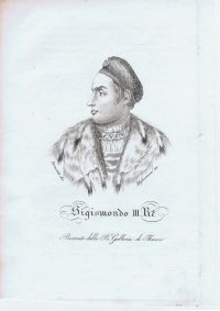 Сигизмунд III Ваза. 1831г. Старинная гравюра. История Смоленска