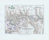 Сражение под Смоленском и Валутино. 1848. Старинная карта. Сражение под Смоленском и Валутино. 1848. Старинная карта.