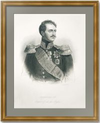 Николай I, портрет. 1855г. Крюгер/Стодарт. Старинная гравюра - антикварный подарок Николай I, портрет. 1855г. Крюгер/Стодарт. Старинная гравюра - антикварный подарок